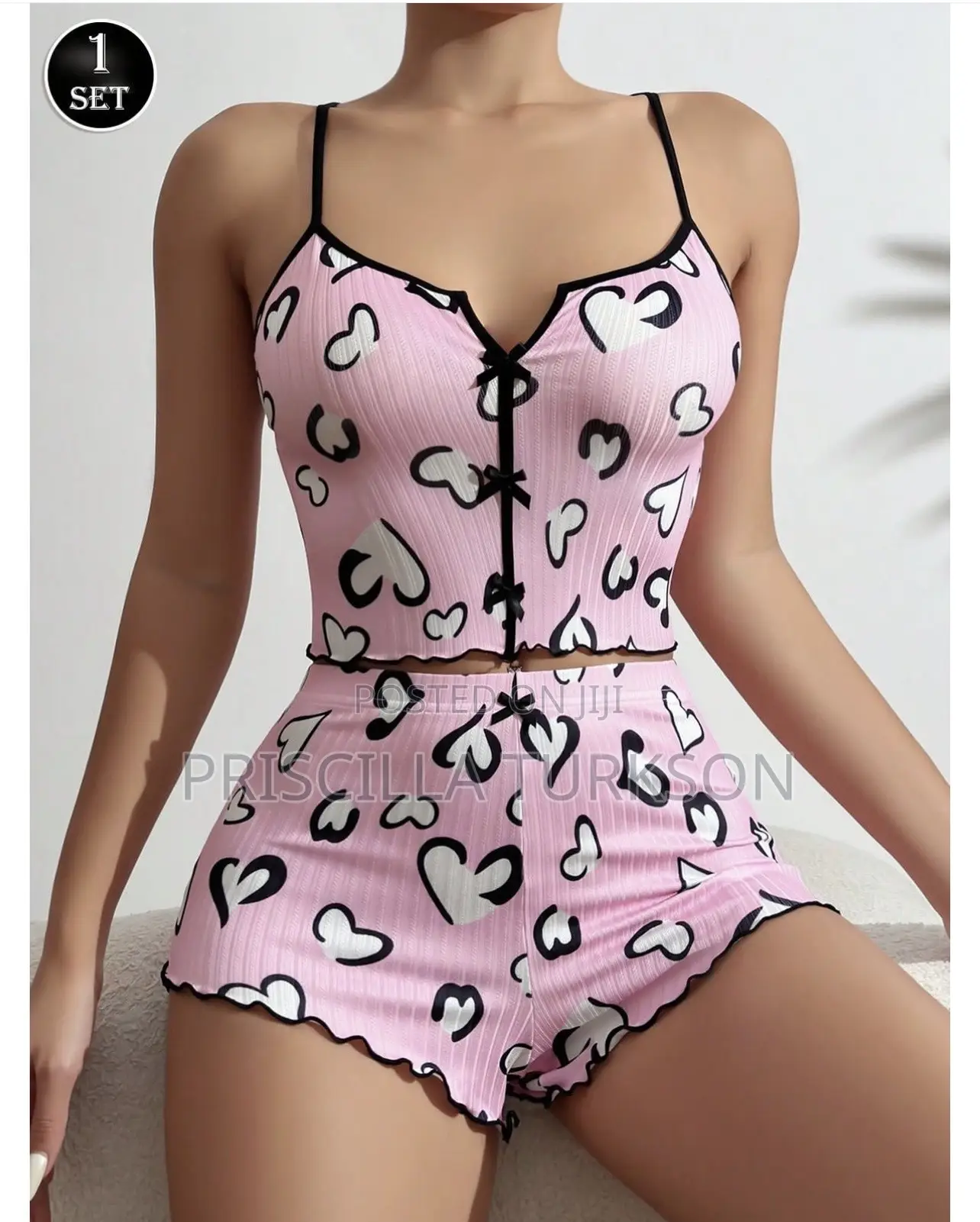 Ladies Two Piece Sleep Wear
