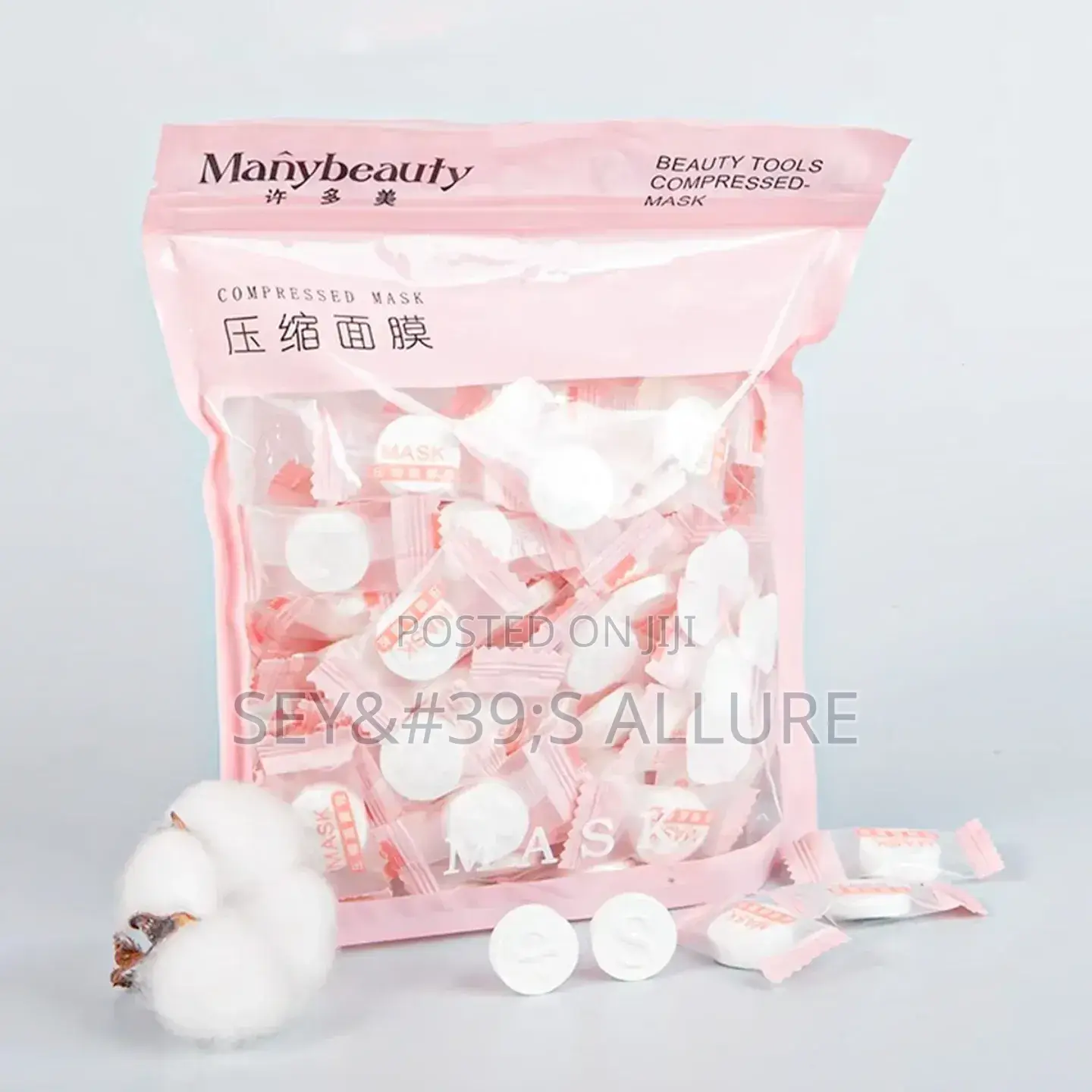 Compressed Face Mask Tissue
