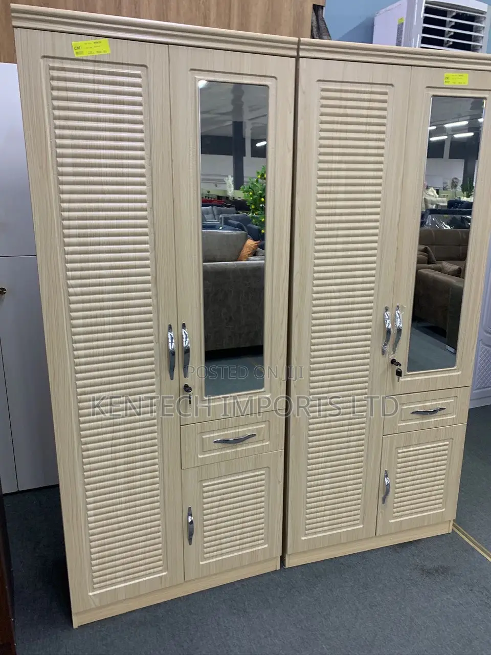 Quality China Made Wardrobe 2 in 1/ 2 Doors