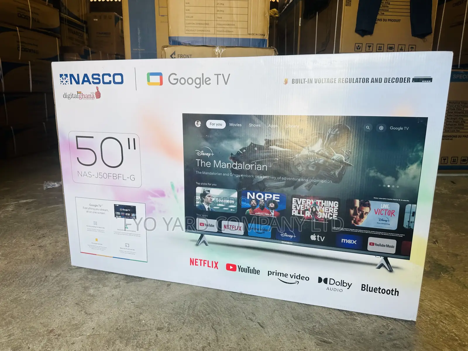 Original Nasco 50inch Smart Wifi Digital Andriod Led Tv
