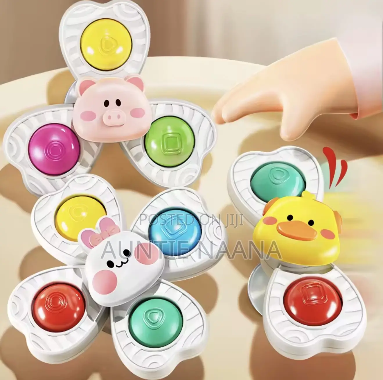 Baby Spinning Suction Toys