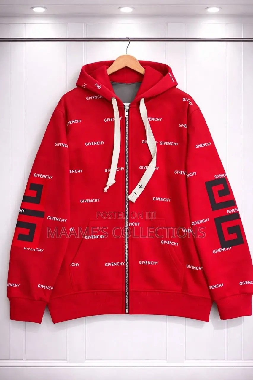 Givenchy Ocean Classic Fit Bonded Zip-Up Hoodie