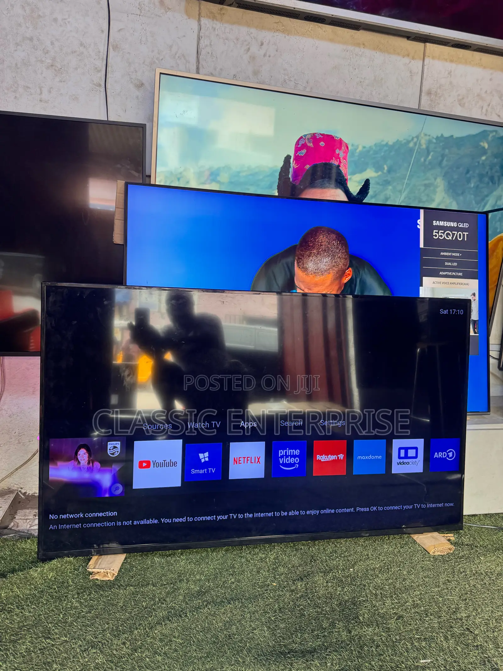 Philips 55 Inches Saphia Web Os Premium Uhd Digital Satellite Tv