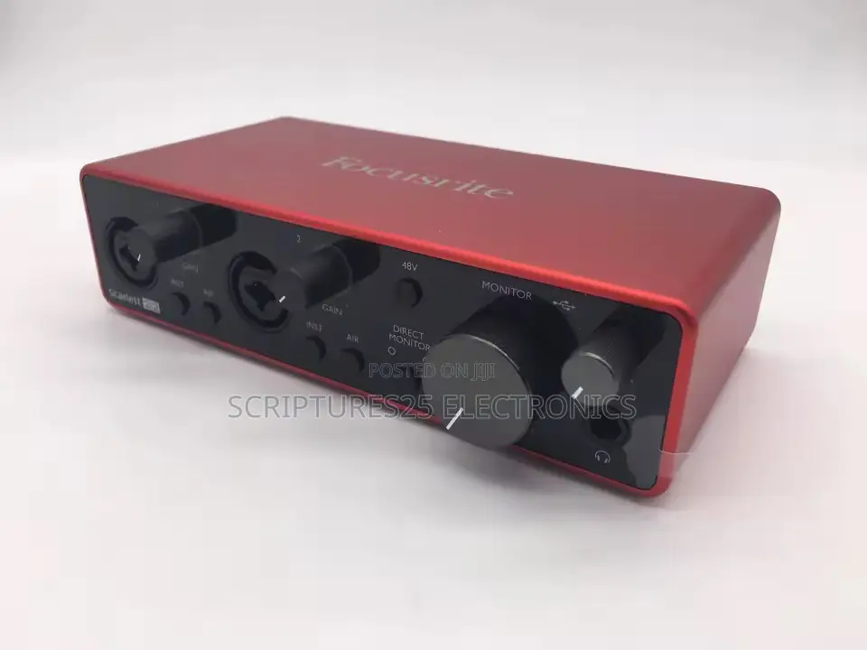 Focusrite Scarlett 2i2 3rd Gen Sound Card Soundcard