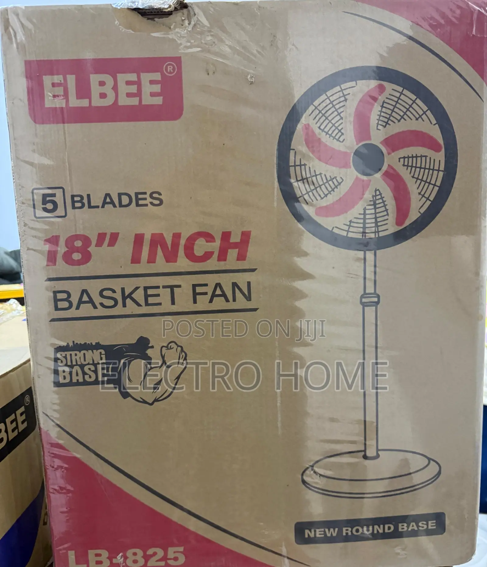 Durable Elbee 5 Blades Stand Fan