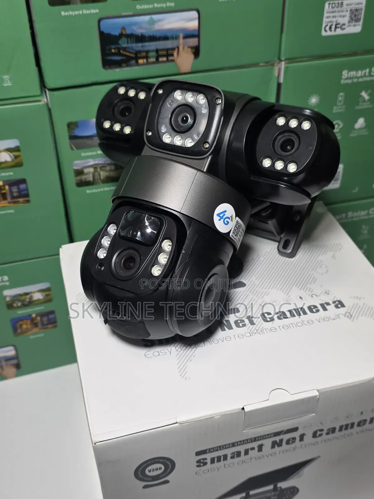 Universal 4g Three Lens Smart CCTV Camera.