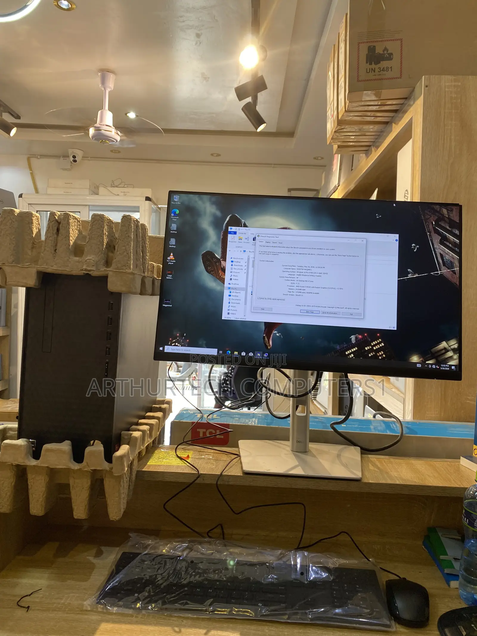 New Desktop Computer HP 8GB AMD Ryzen 5 HDD+SSD 1T