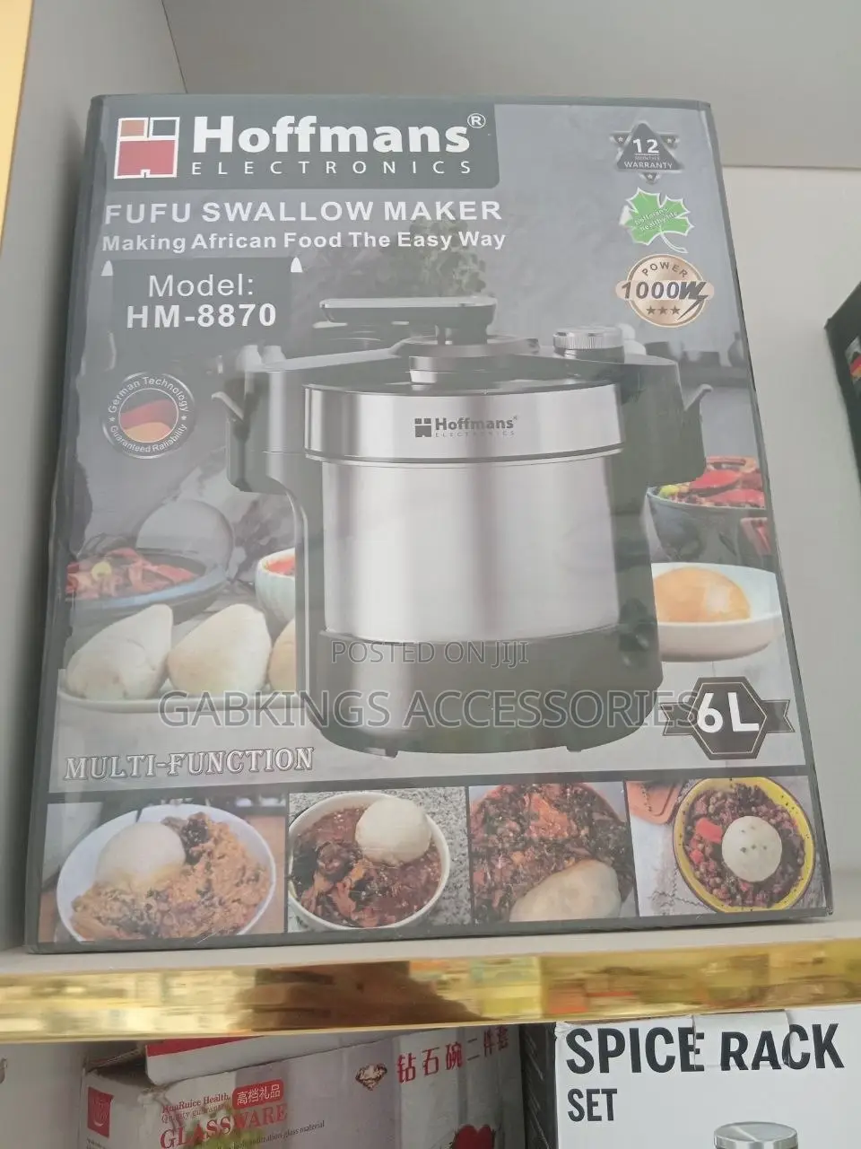 Hoffman 8l Electric Pressure Cooking Pot