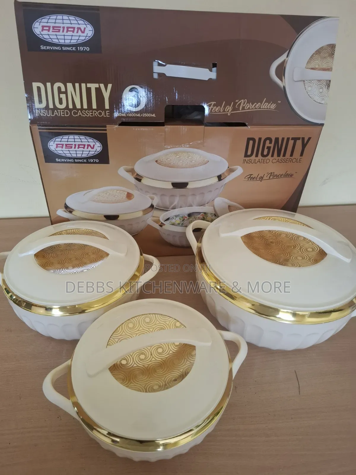 3pcs Insulated Casserole Food Warmer Uk