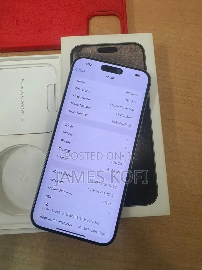 Apple iPhone 15 Pro Max 256 GB Gray