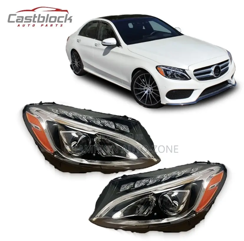 Mercedes Benz C300 2015-2016-2017-2018 Led Headlight Pair