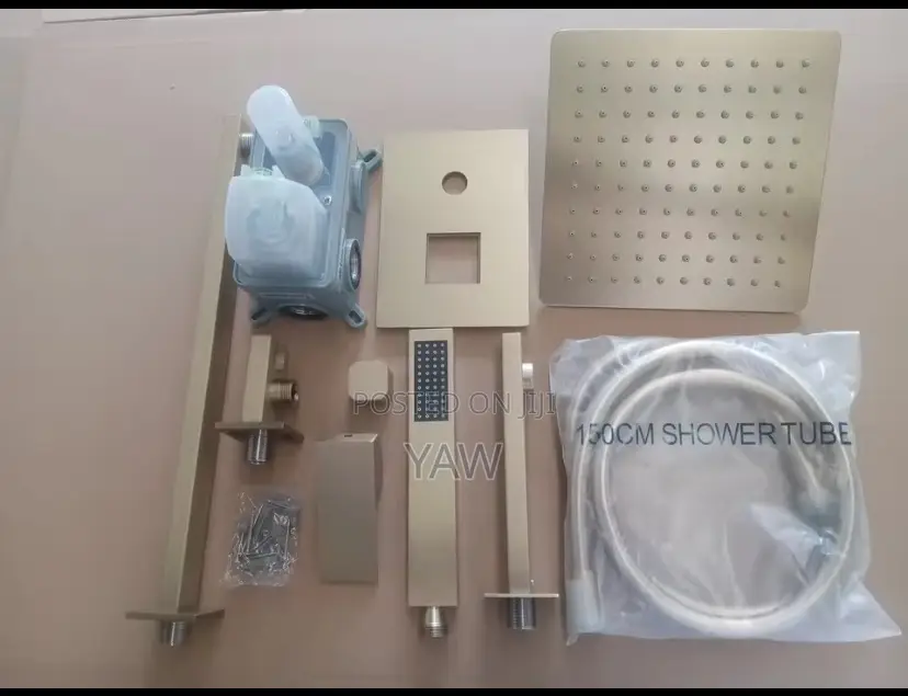 Piano Key Thermostatic Led Shower 4-way