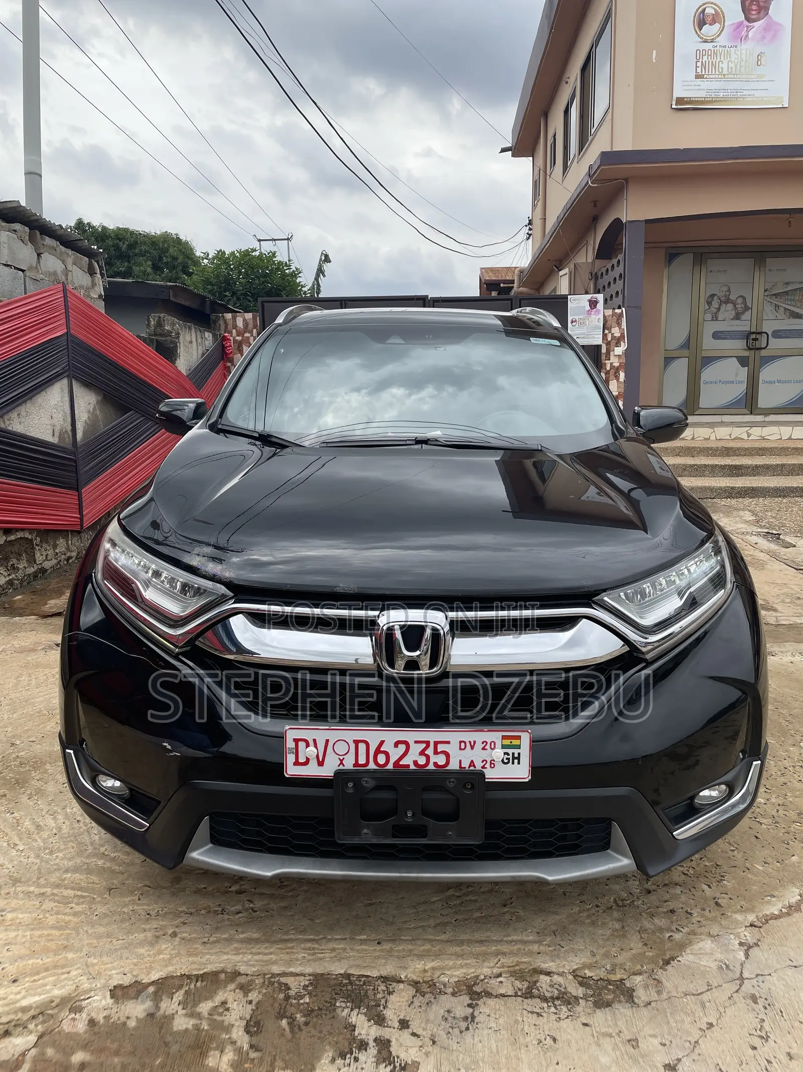 Honda CR-V Touring 4dr SUV AWD (1.5L 4cyl CVT) 2017 Black