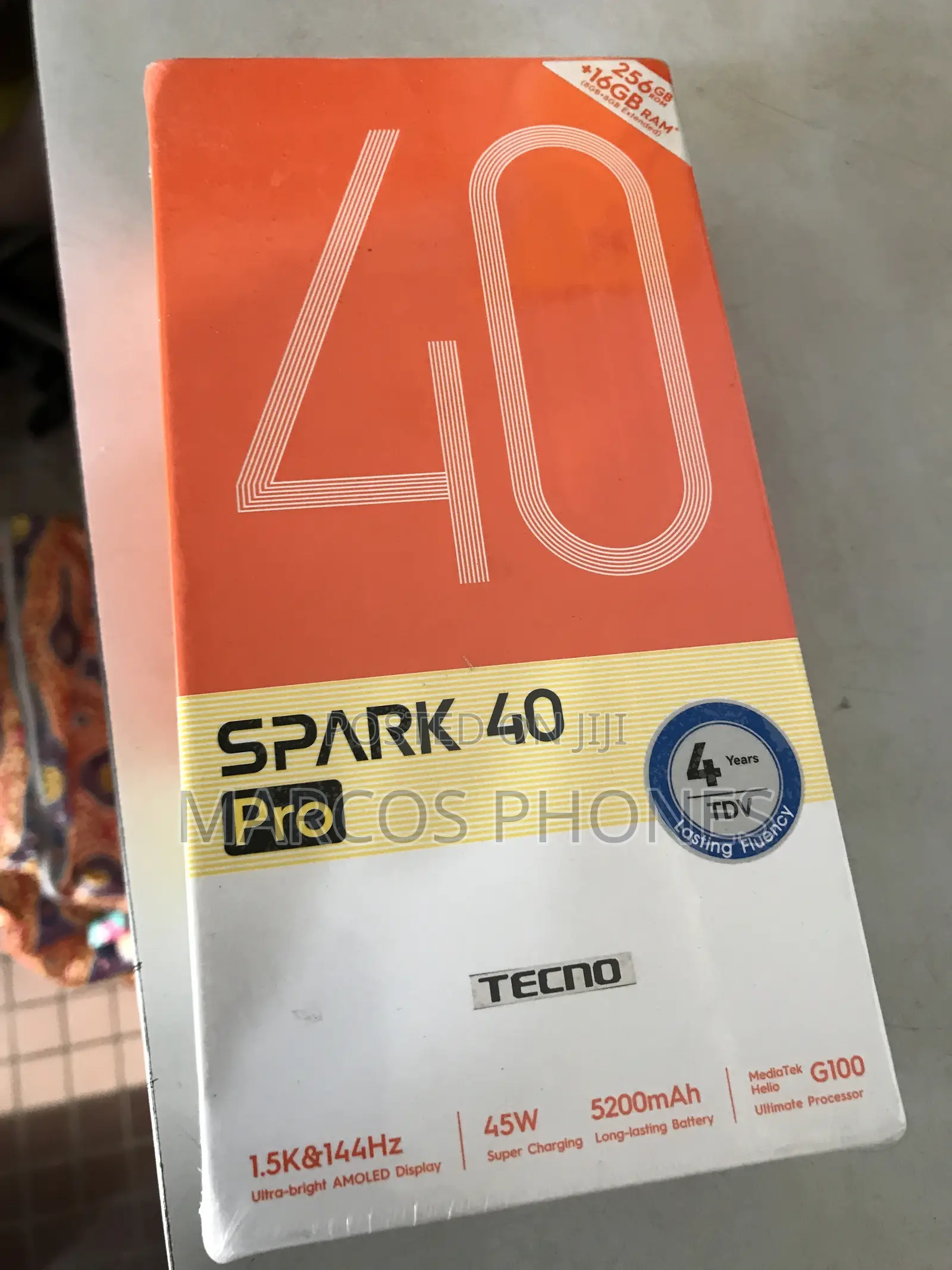 New Tecno Spark 40 Pro 256 GB Gray