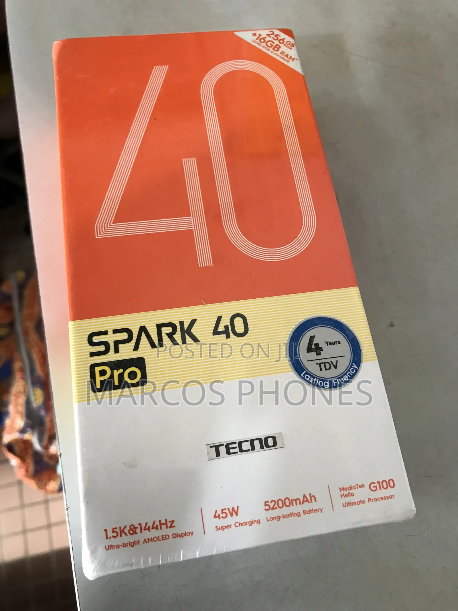 New Tecno Spark 40 Pro 256 GB Gray