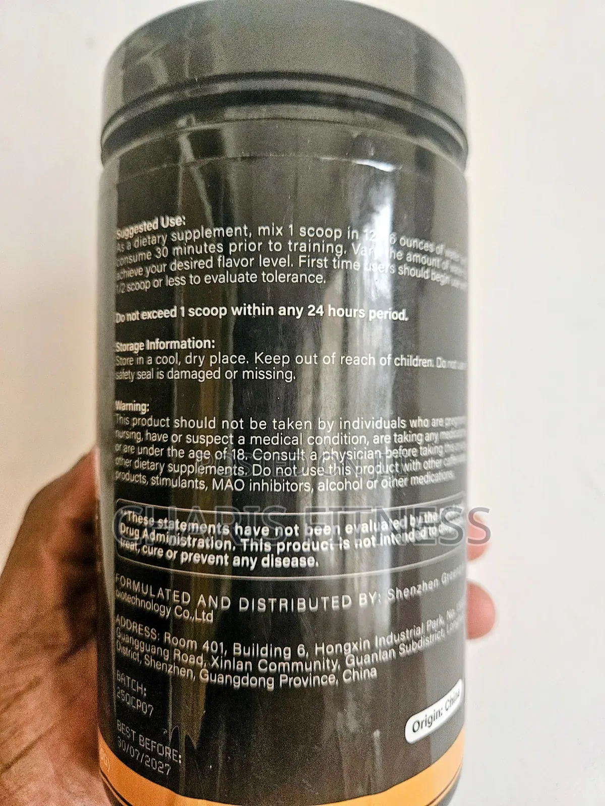 Pre-Workout for Powerlifters(450 Grams)