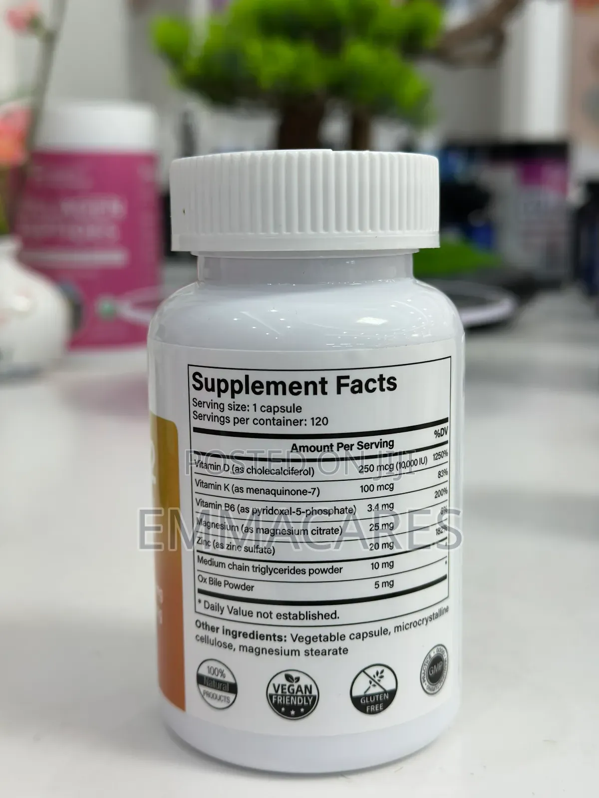 Vitamin D3 10,000iu 100mcg as Mk-7