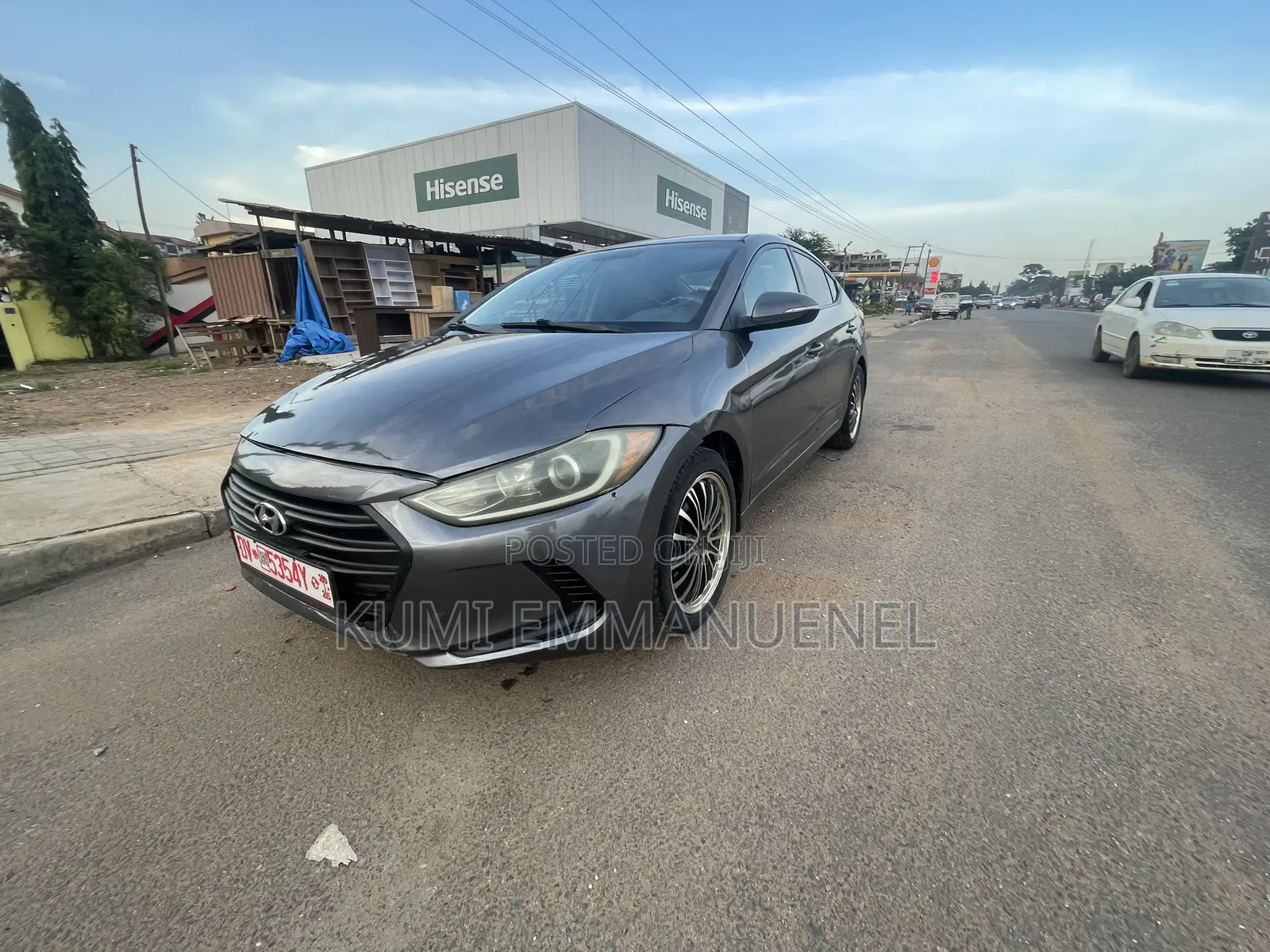 Hyundai Elantra Limited Sedan FWD (2.0L 4cyl 6A) 2017 Gray