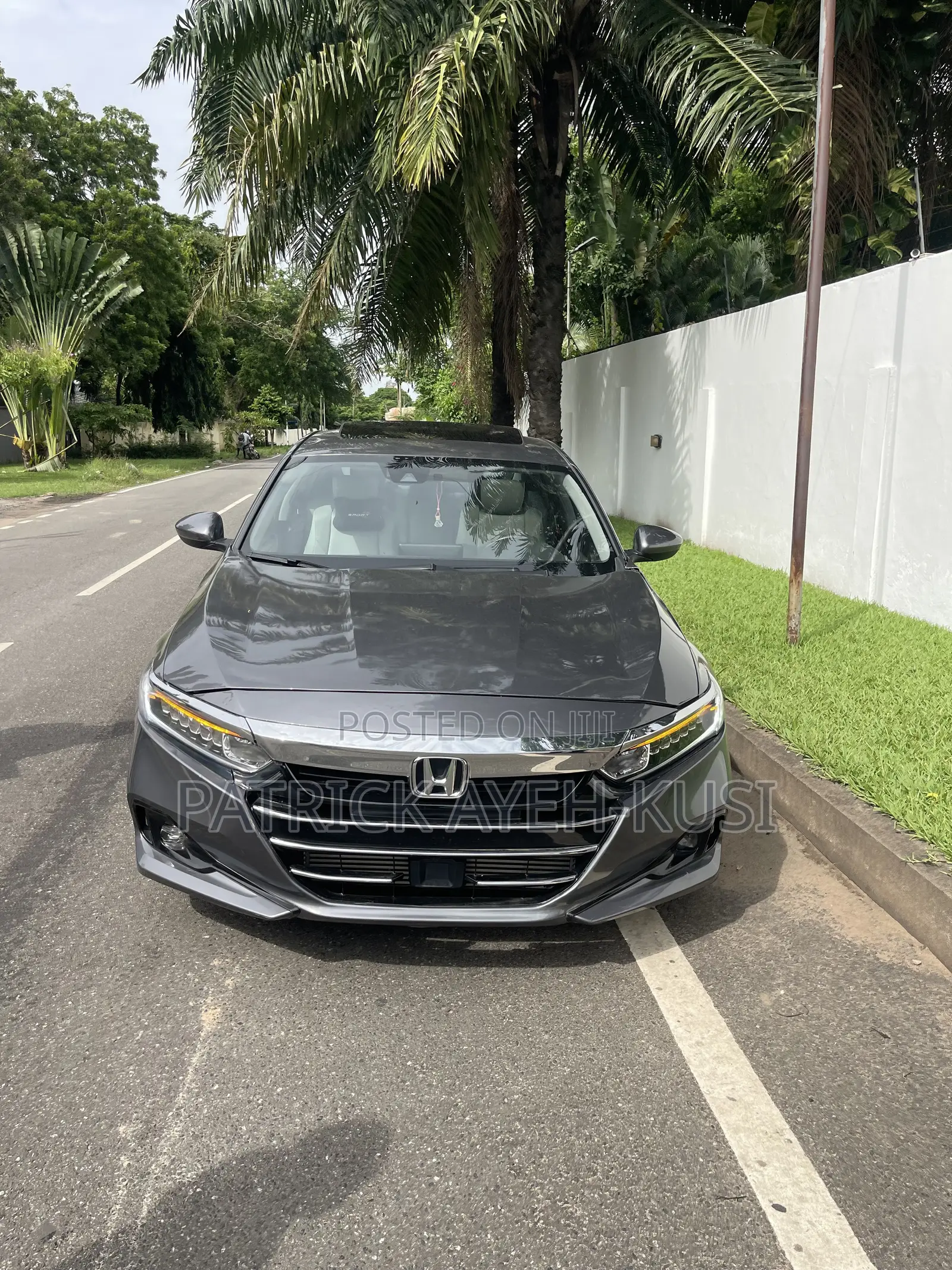 Honda Accord EX-L (1.5L 4cyl Turbo CVT) 2019 Gray