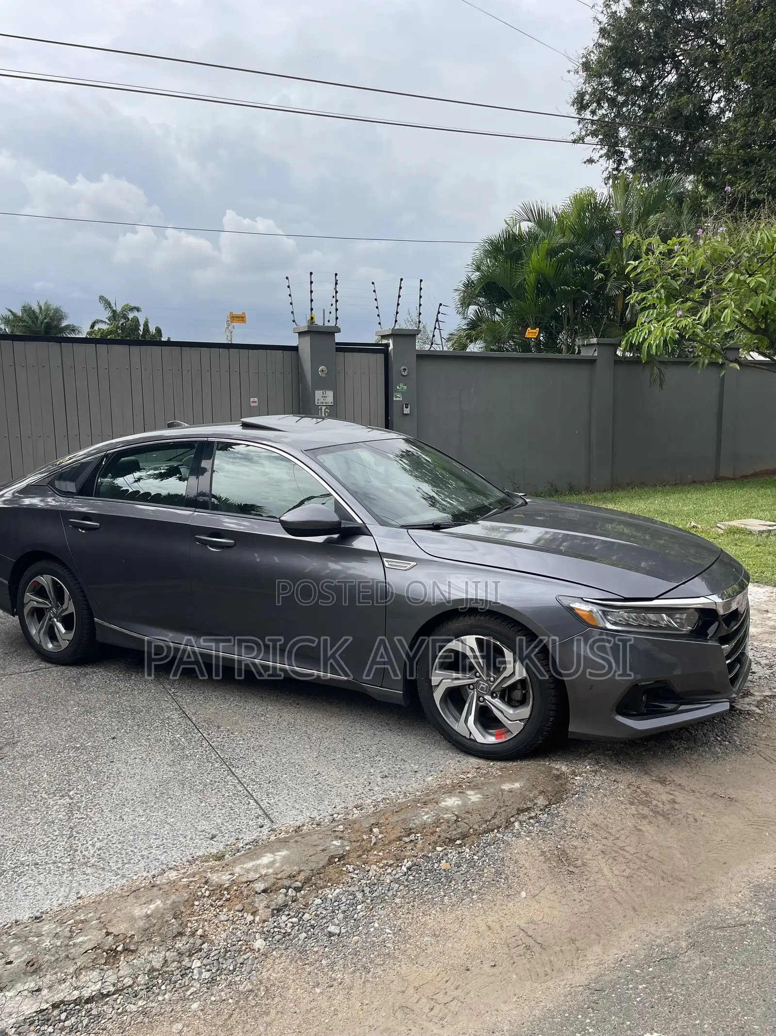 Honda Accord EX-L (1.5L 4cyl Turbo CVT) 2019 Gray