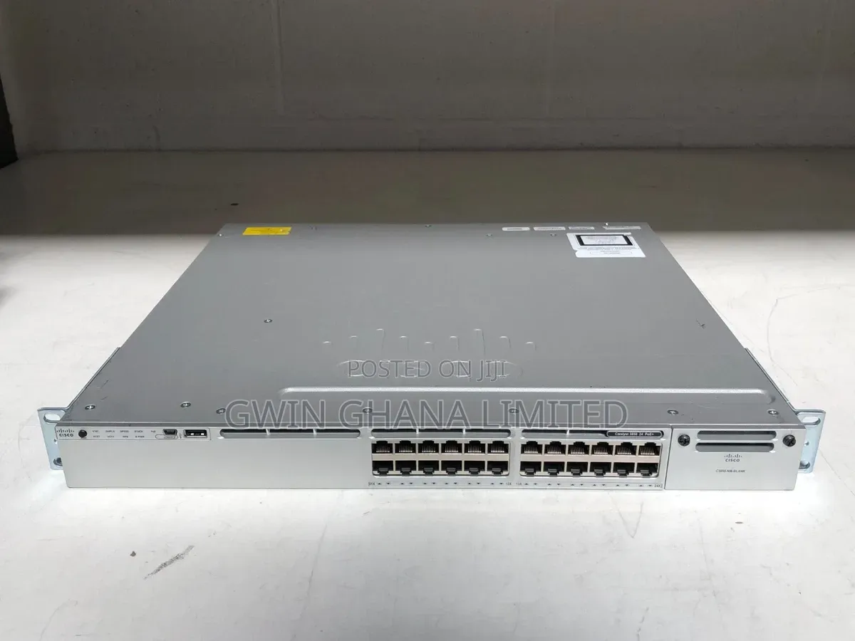 Cisco C3850-24t. 24port Gigabit Layer 3 Managed Switch.