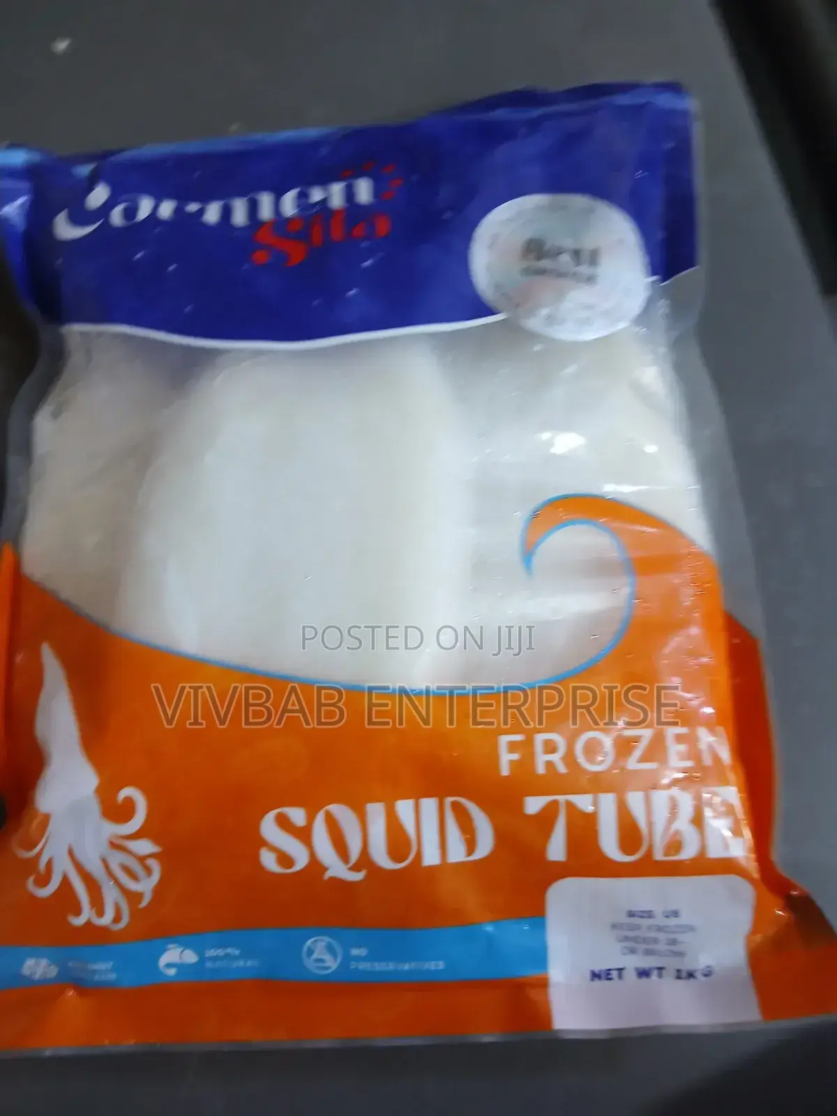 Frozen Squid Tube