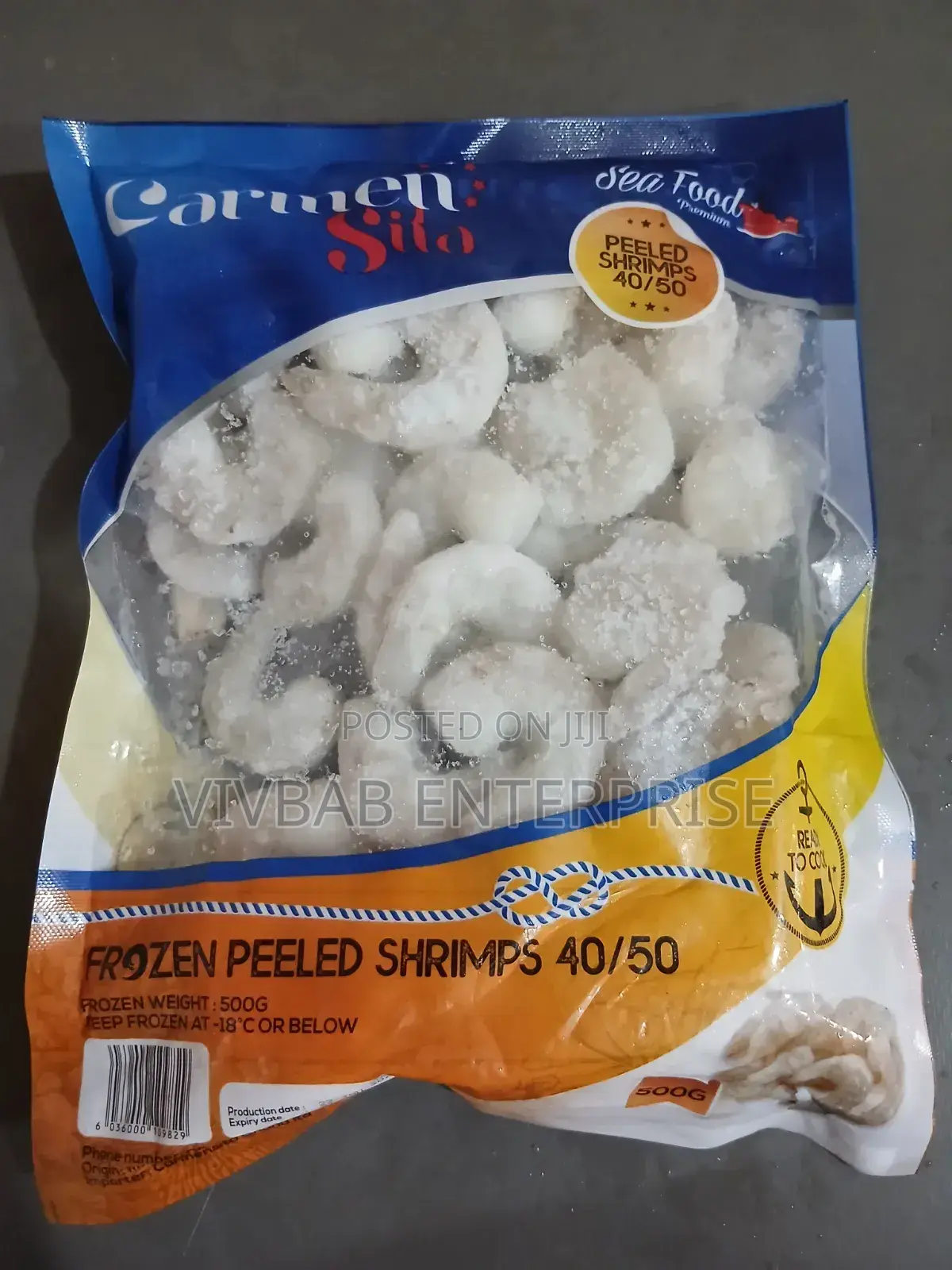 Frozen Peeled Shrimps