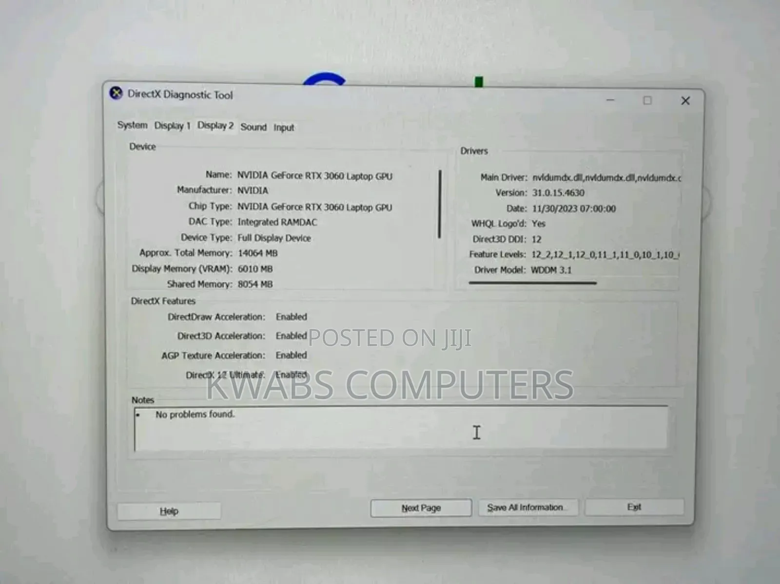New Lenovo Legion Y7000P IRX9 Gaming Laptop 16GB Intel Core i9 SSD 1T