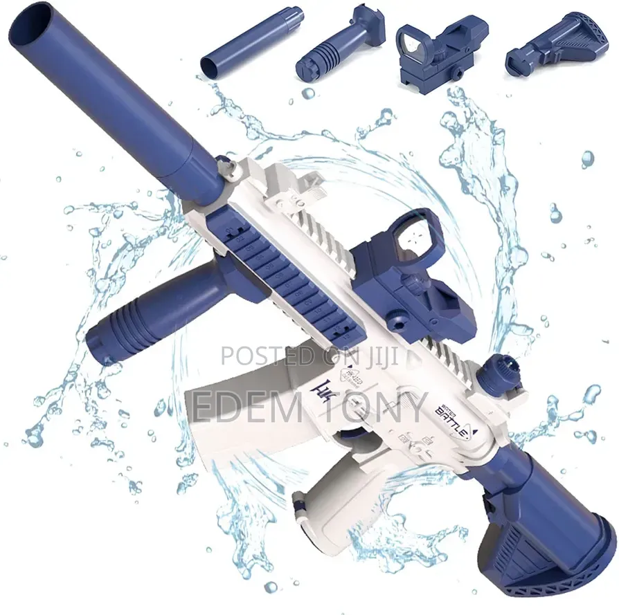 Electric Water Gun, M416 Automatic Water Blaster, Long-Range Shooting