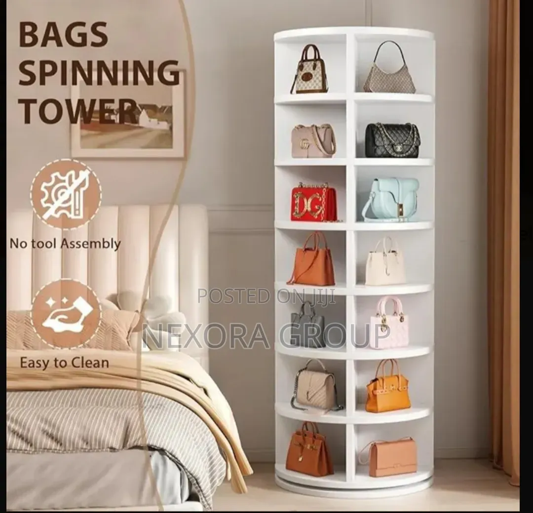 Luxury 360 Rotating Shoe Rack – Stylish Home Storage Shelf