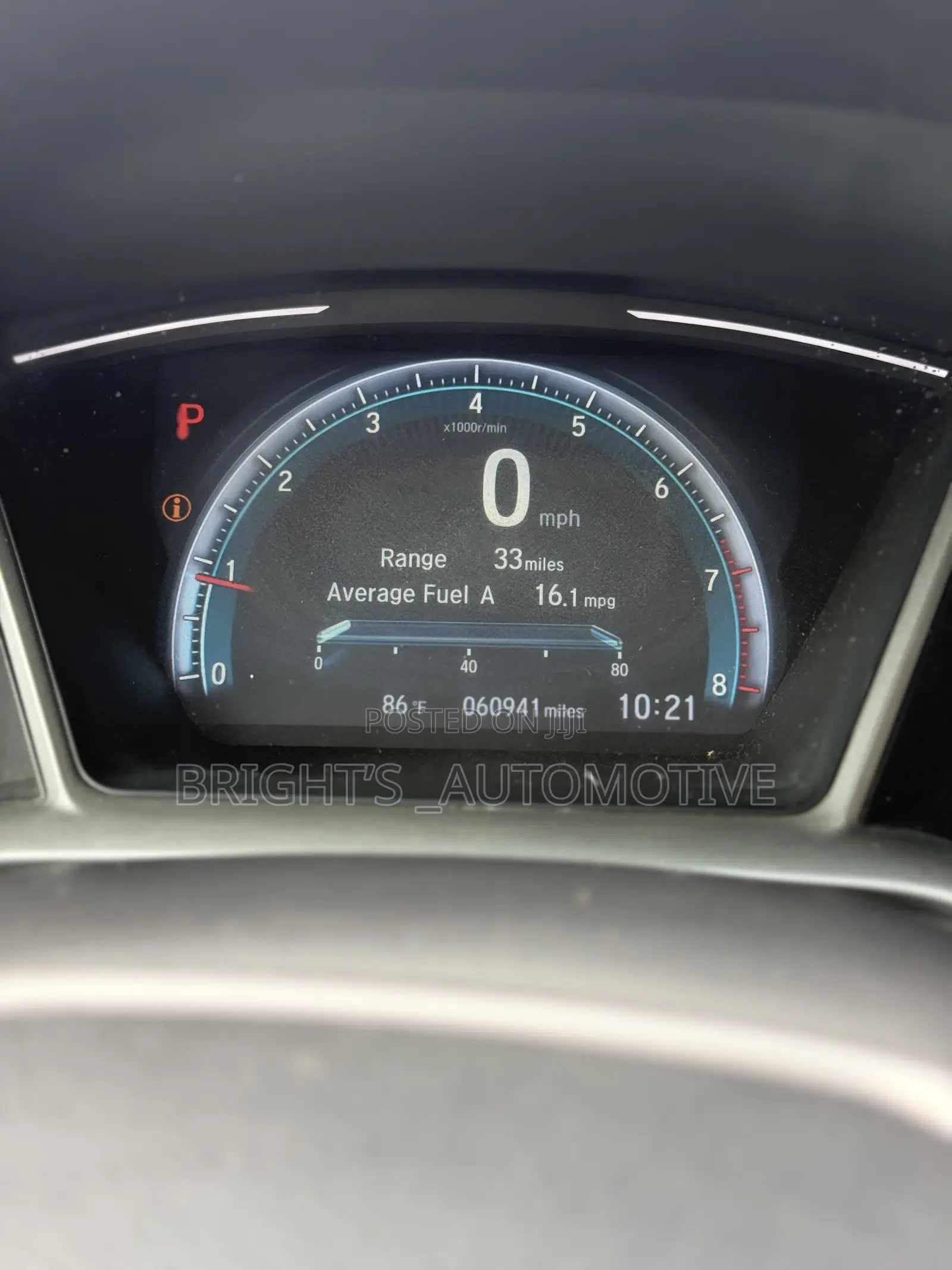 Honda Civic EX 4dr Sedan (2.0L 4cyl) 2017 Gray