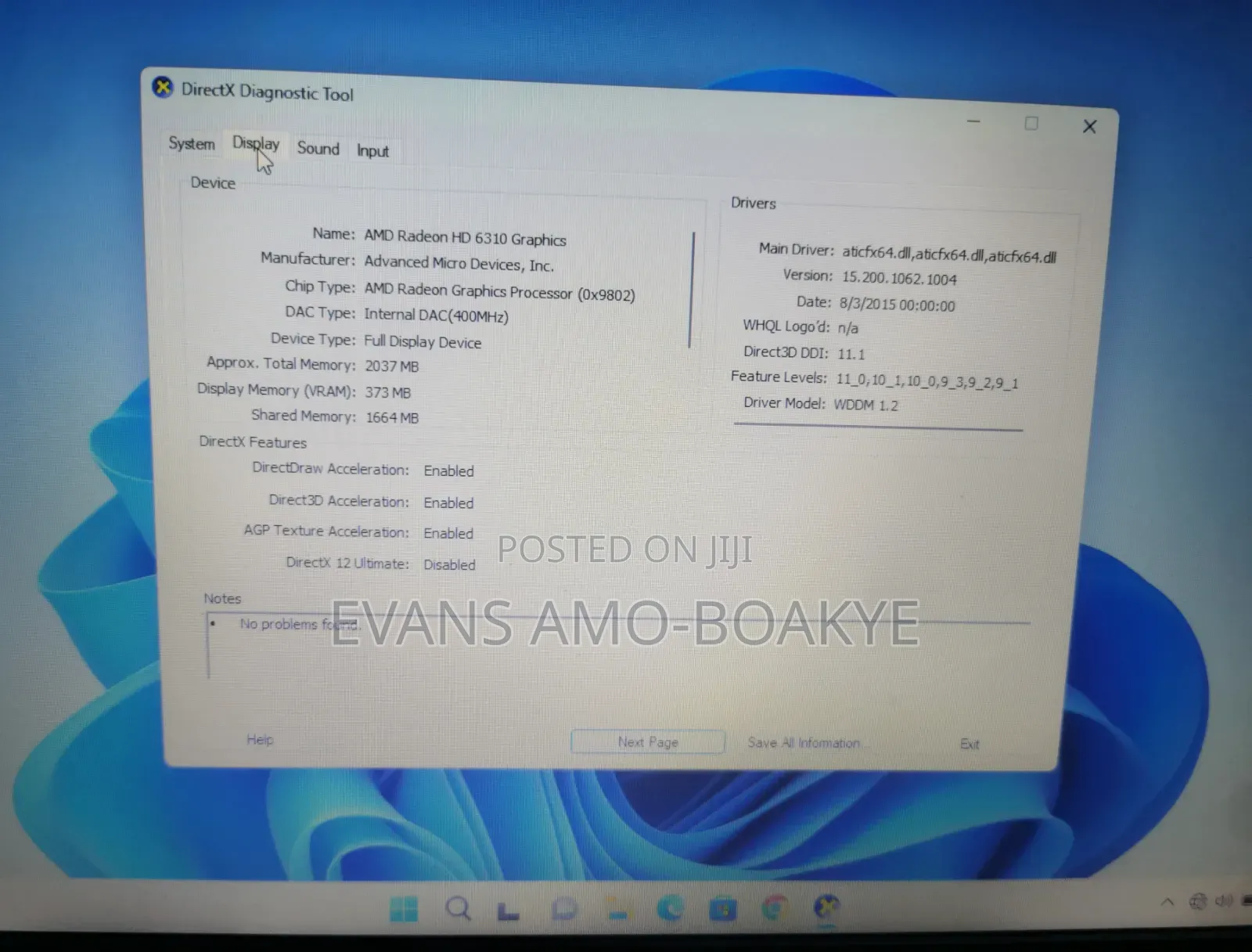 Laptop HP Pavilion G6 4GB AMD HDD 320GB