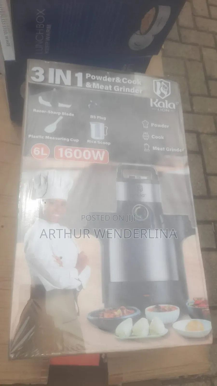 Kola 3 in 1 Powder , Cook and Meat Grinder 6liters