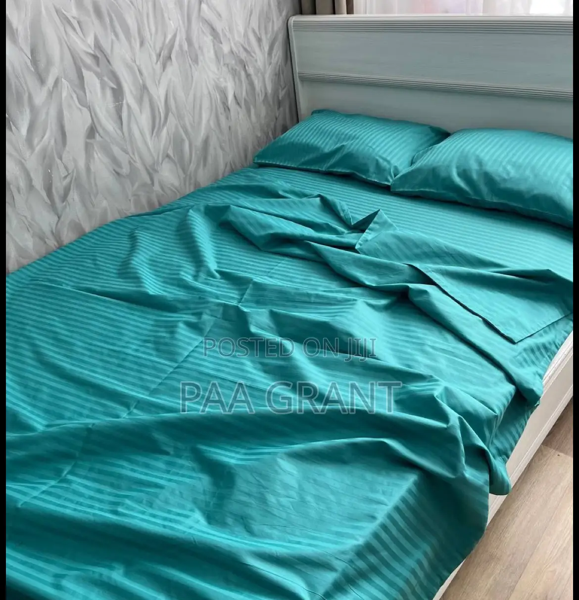 Hotel Quality Cotton 2 Bedsheets,4 Pillow Cases)In Diff Colors as Well