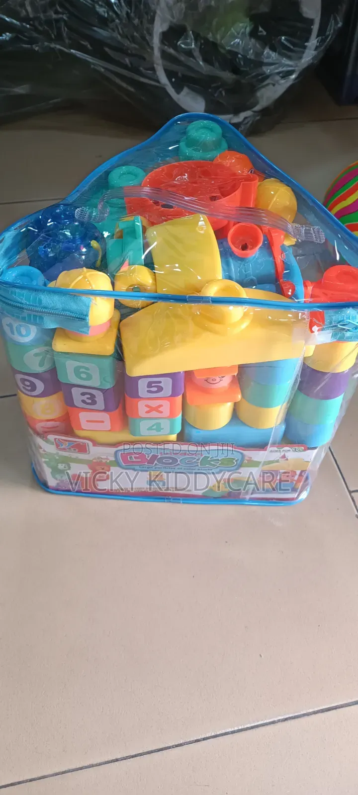 Jumbo Building Blocks With 123
