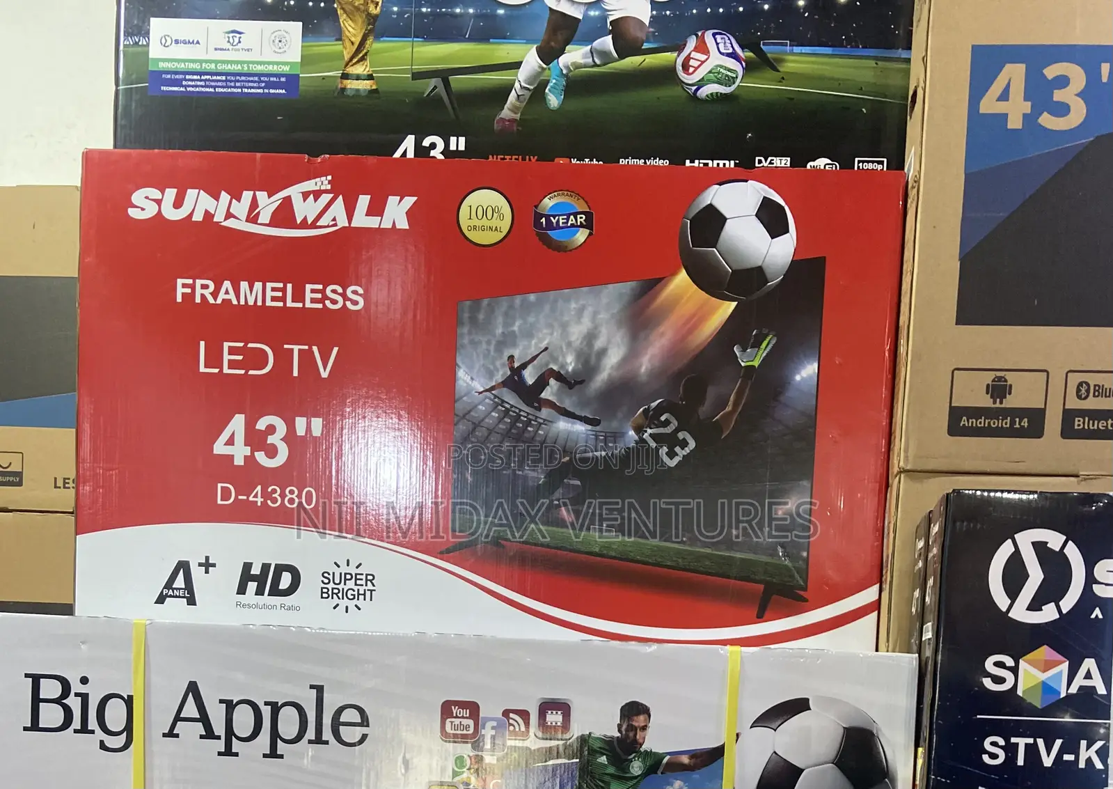 Brand New Sunny Walk 43 Inches Smart Tv