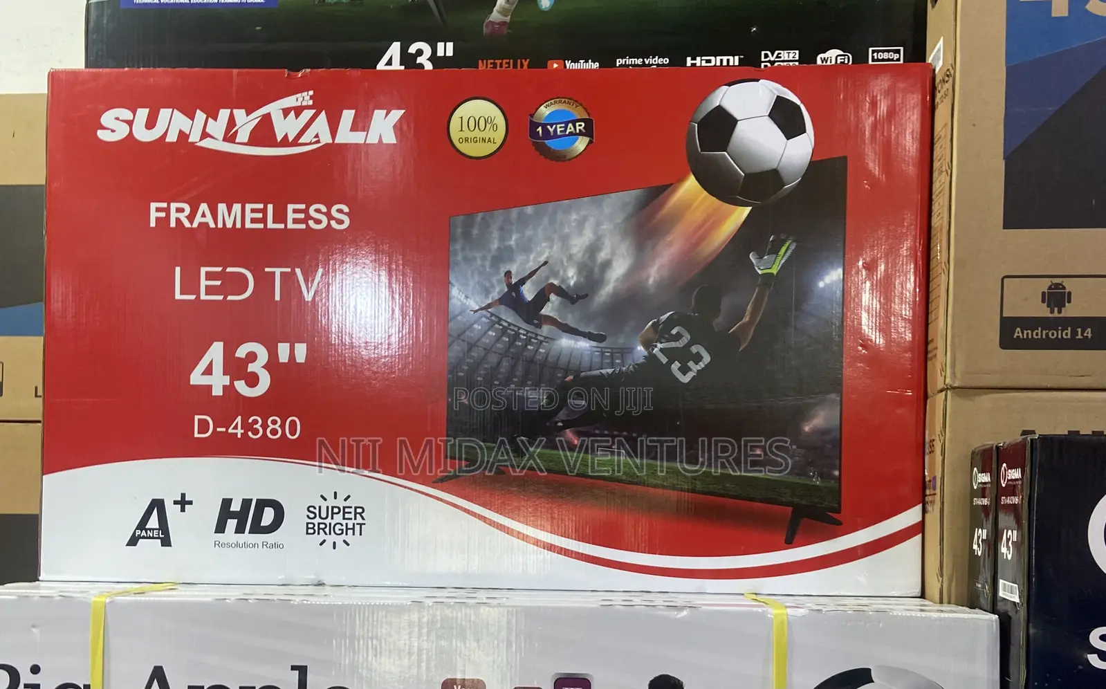 Brand New Sunny Walk 43 Inches Smart Tv