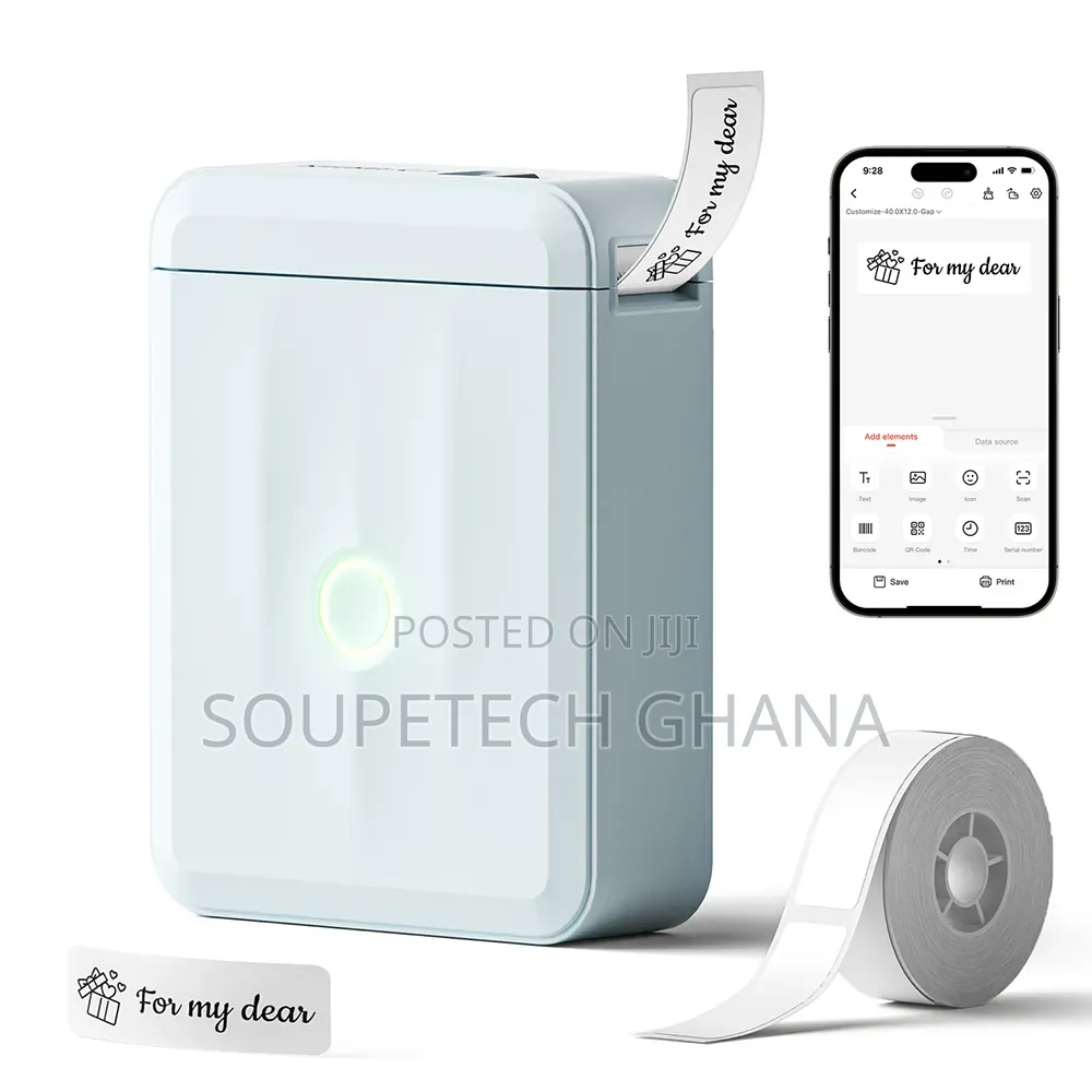 Niimbot D110 Mini Label Printer – Bluetooth Thermal Sticker Printer