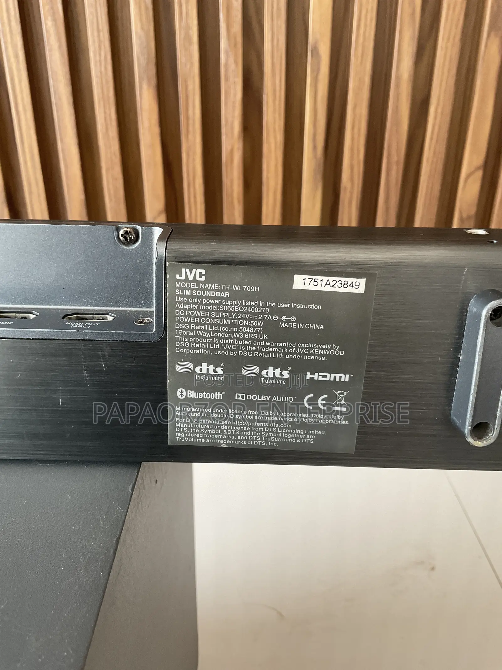 JVC Sound Bar