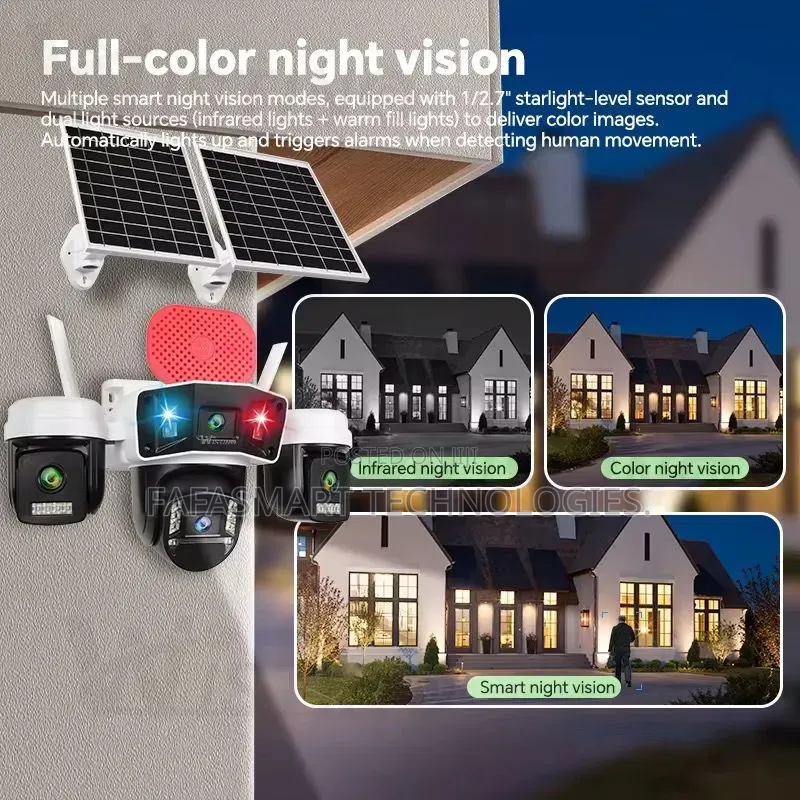 4g Aov 4lens Solar Camera