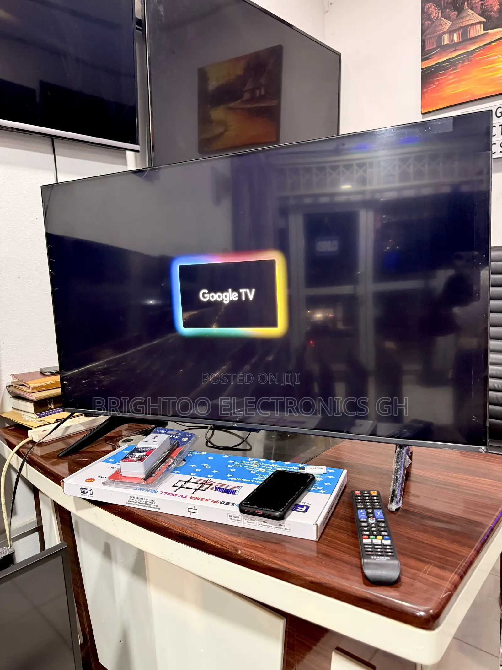43inches Tcl,Full Digital Satellite Qled Google Tv