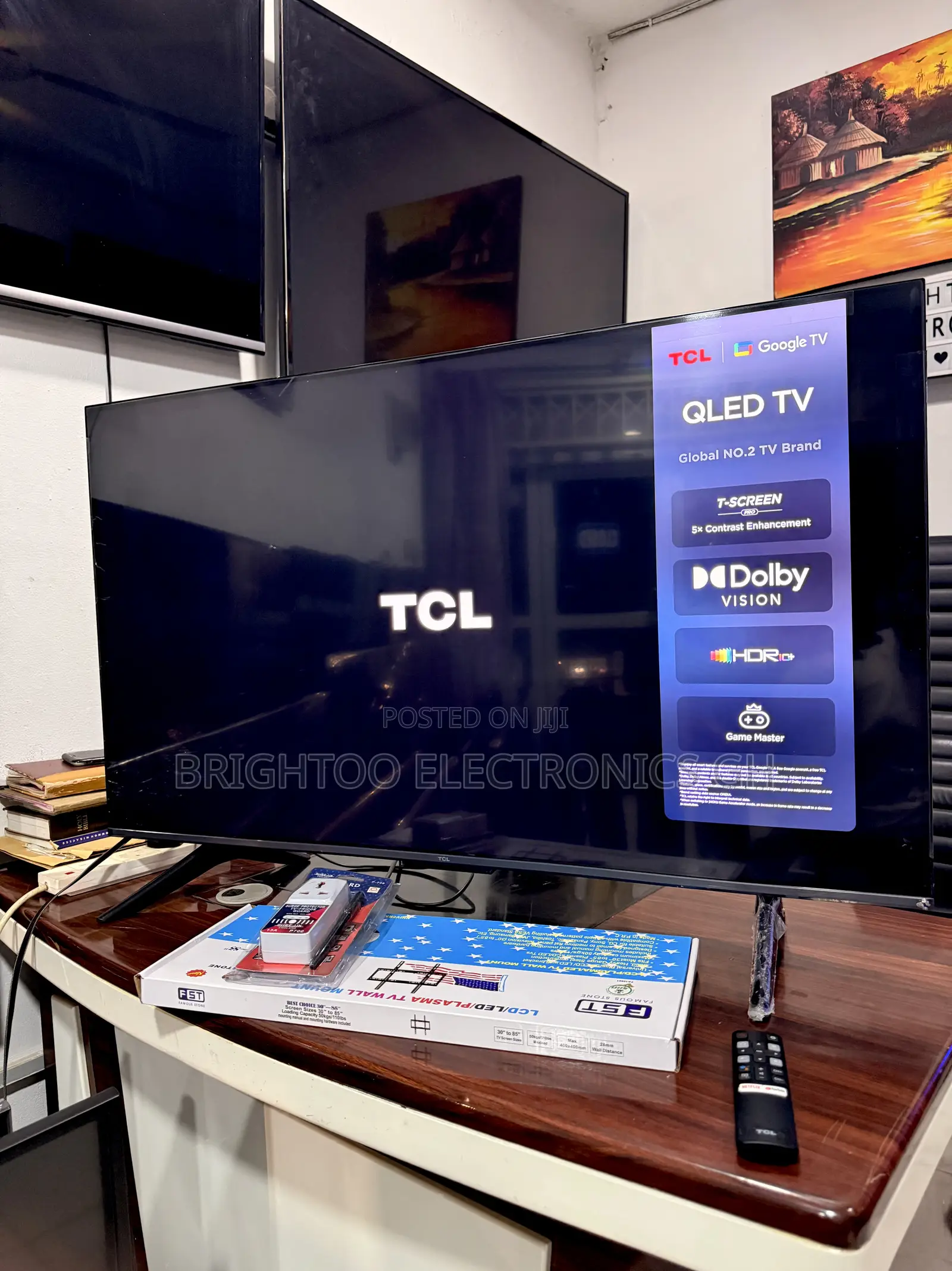 43inches Tcl,Full Digital Satellite Qled Google Tv