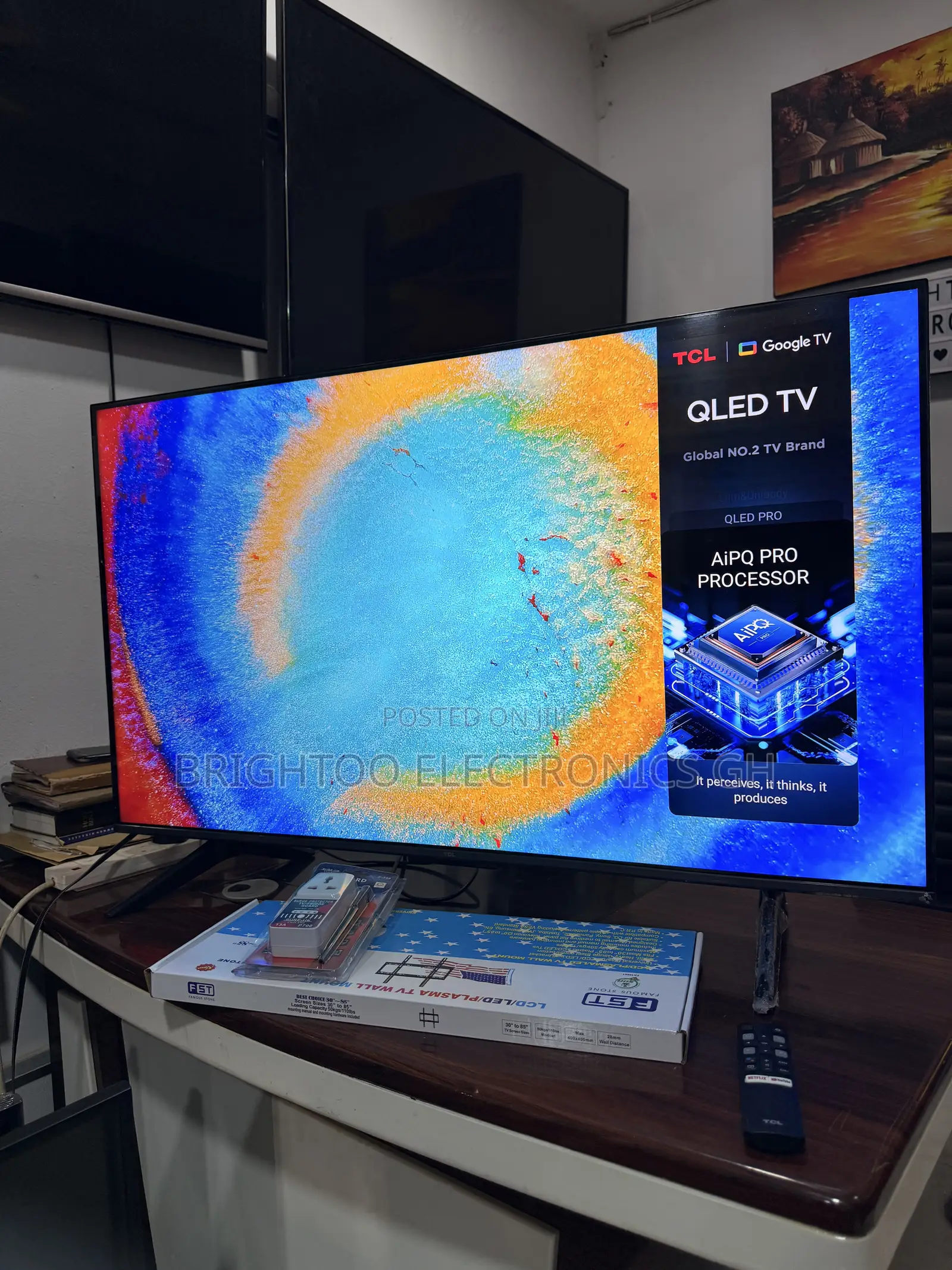 43inches Tcl,Full Digital Satellite Qled Google Tv