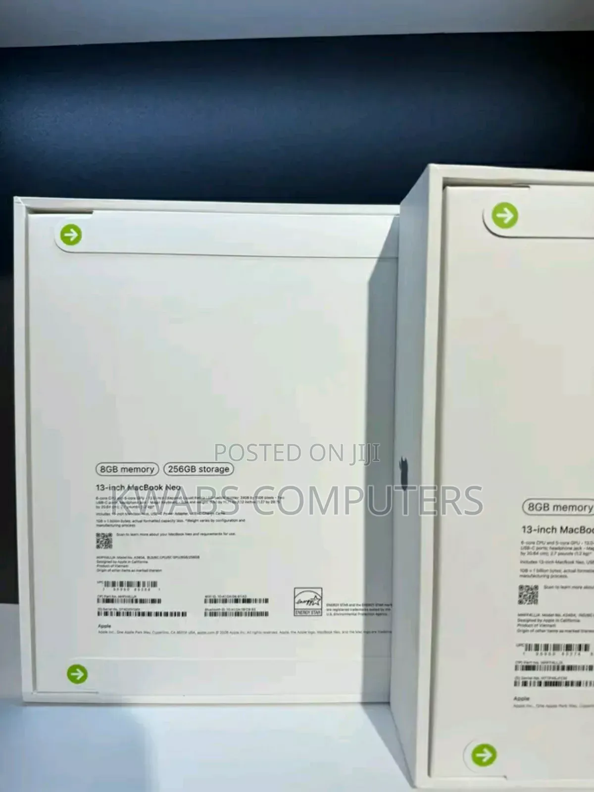 New Laptop Apple MacBook Neo 2026 8GB Apple M5 SSD 256GB