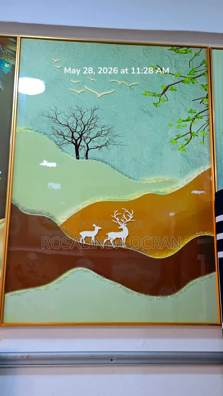 Crystal Wall Painting