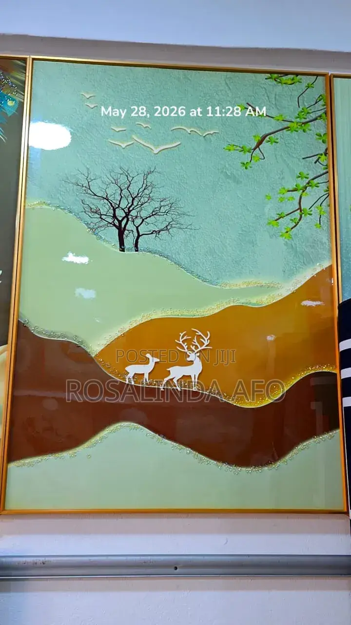 Crystal Wall Painting