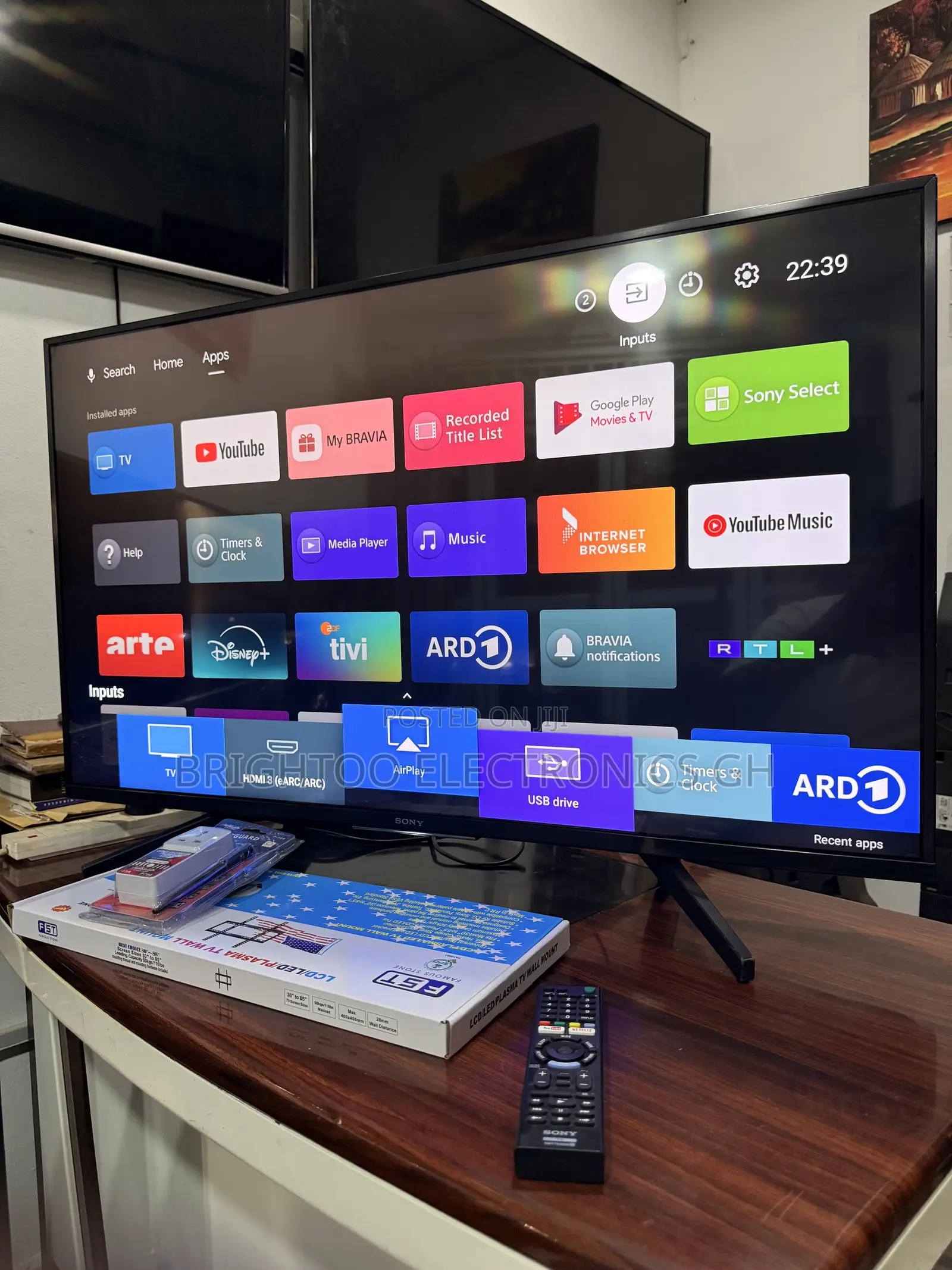 43inches Full Digital Satellite Android Ultra Hd Led Smart Sony Tv