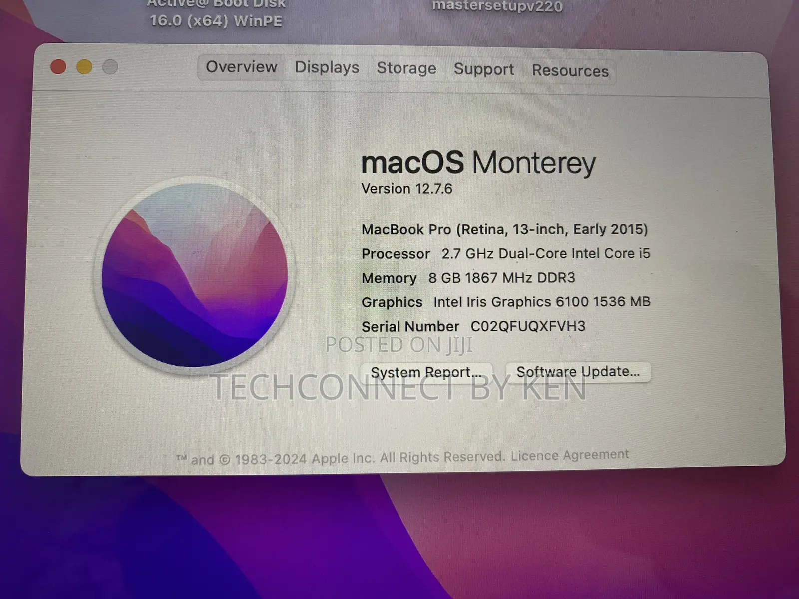 Laptop Apple MacBook Pro 8GB Intel Core i5 SSD 256GB