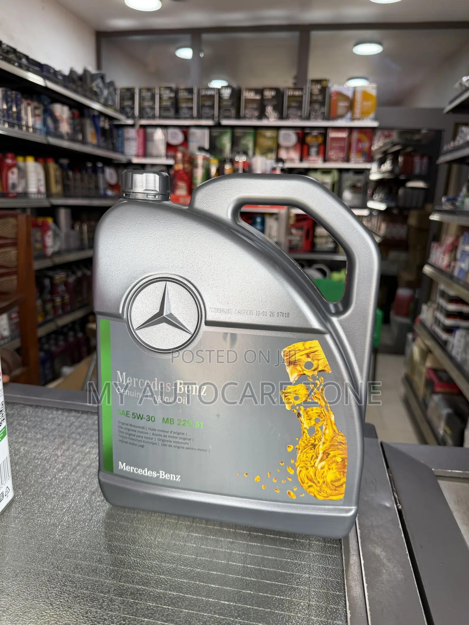 Genuine Mercedes Benz 5w30 Engine Oil 229.52 Fully Synthetic 5l