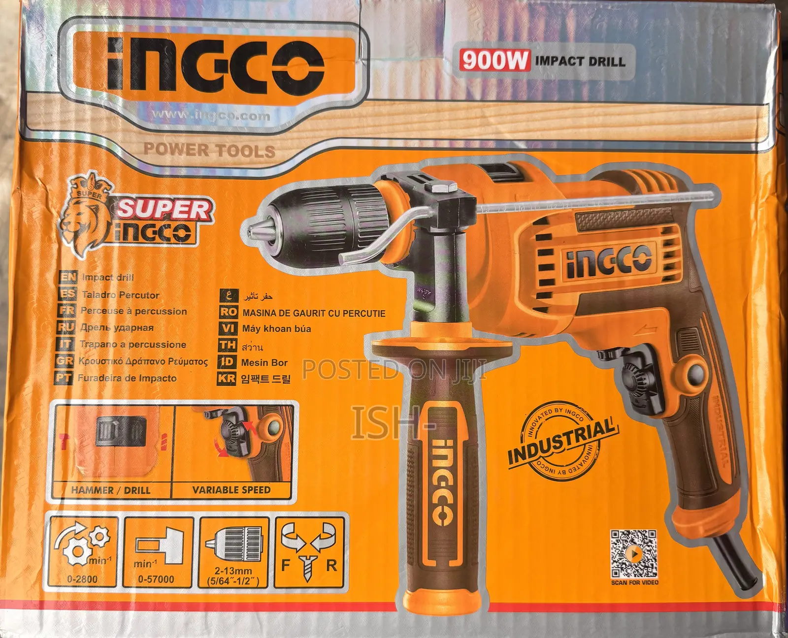 Ingco Impact Drilling Machine 900w